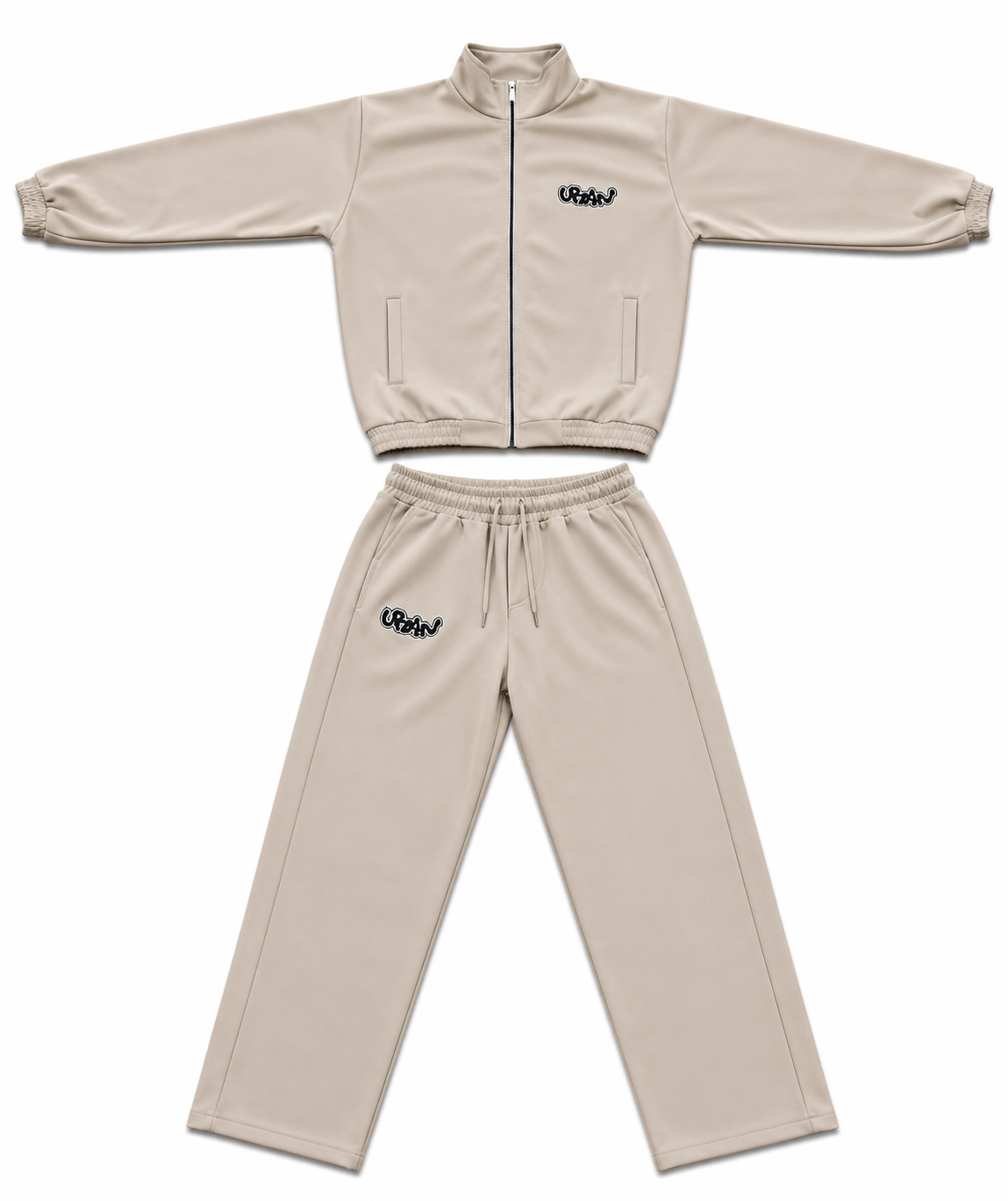 Uptan City Tracksuit — Light Brown