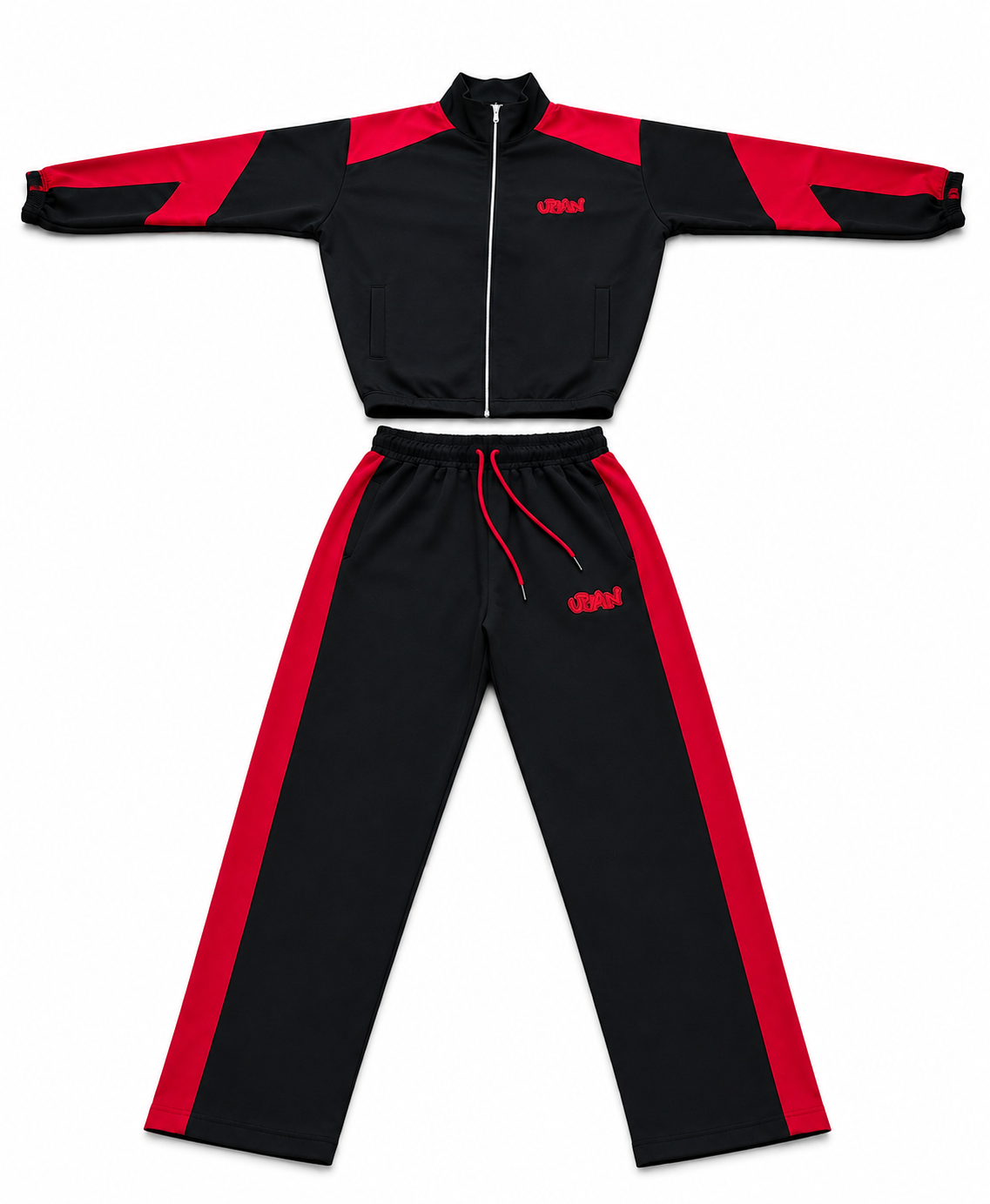 Uptan Velocity Tracksuit — Red